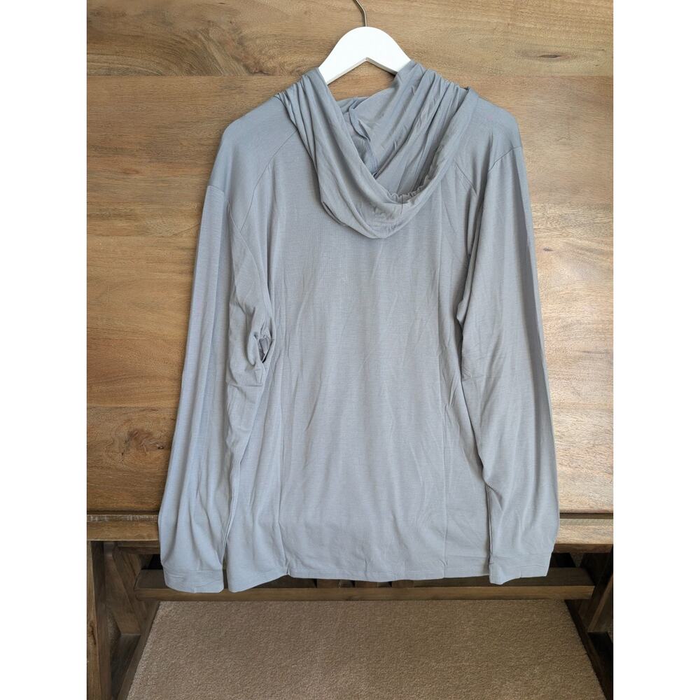 Duck Camp Lightweight Bamboo Hoodie Mens XL Pluff Mud Gray PH2525 NWT - Picture 4 of 7